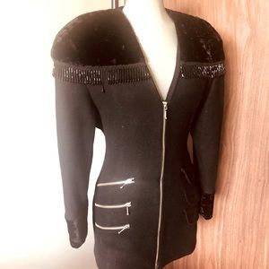 Vintage Parasuco wool blend jacket size S